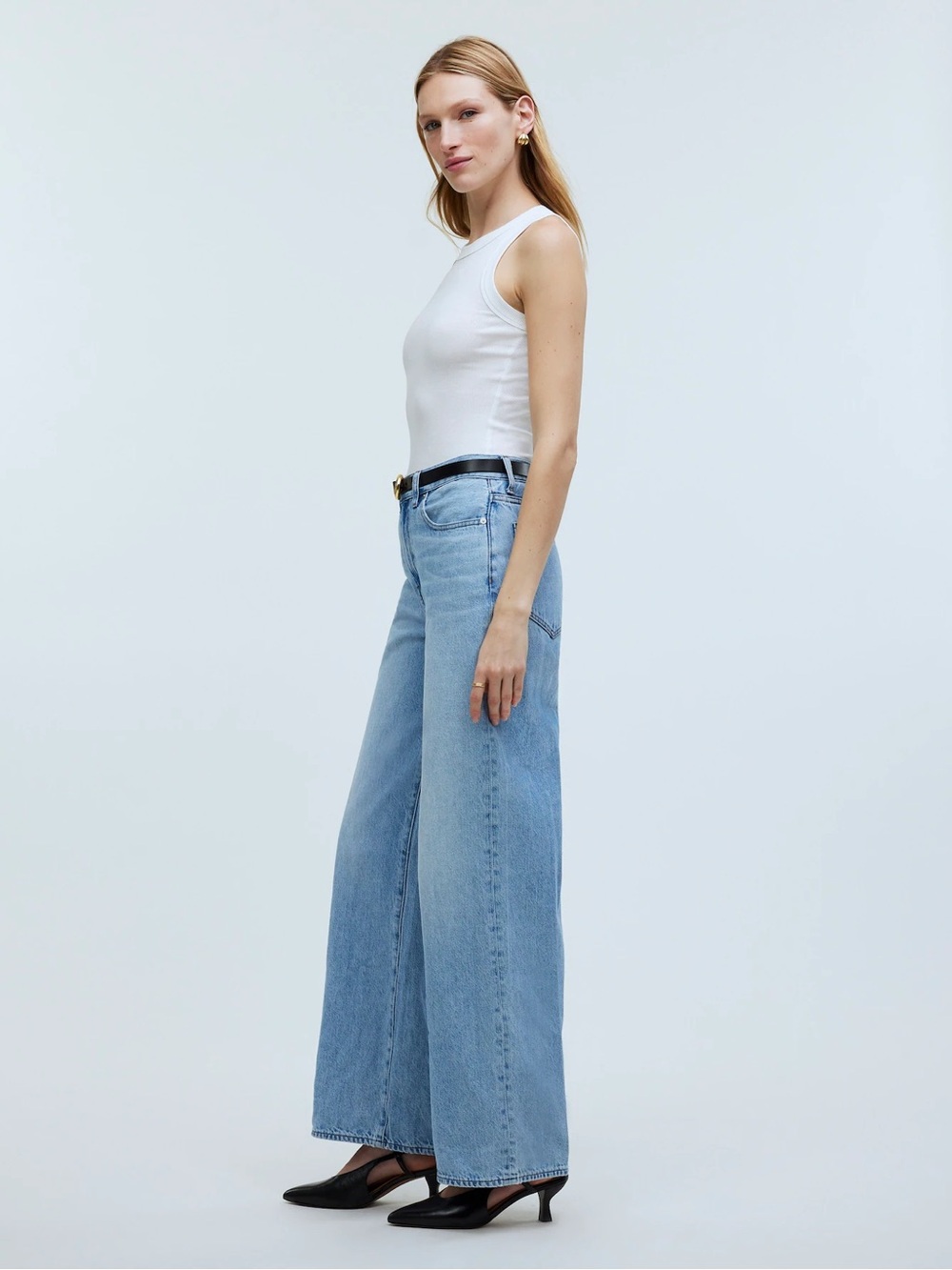 Superwide-Leg Jeans in Ahern Wash: Airy Denim Edition - Picture 12 of 16